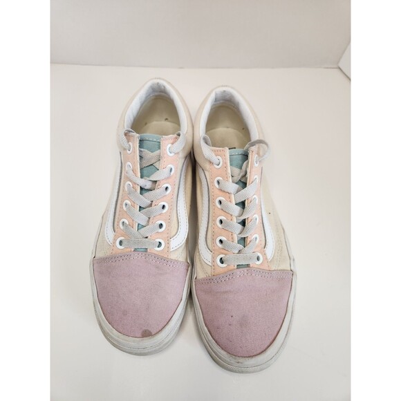 Vans Old Skool Shoes Unisex Men 5 Women 6.5 Multicolor Canvas Skate Sneakers - Picture 2 of 9